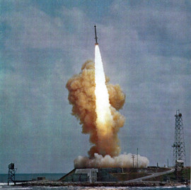 Spartan launch at Kwajalein (A260)