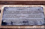 Spartan plaque, Langdon, ND, city park