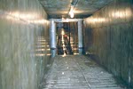View down RSL 3 RLOB entrance tunnel