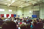 CAFS 25th anniv. ceremony wide view (west)