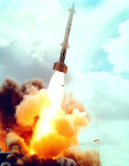 Spartan launch at Kwajalein (D415)