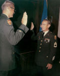 SFC David L. McKinney re-enlistment 1973
