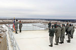Re-enlistment ceremony on PARB roof